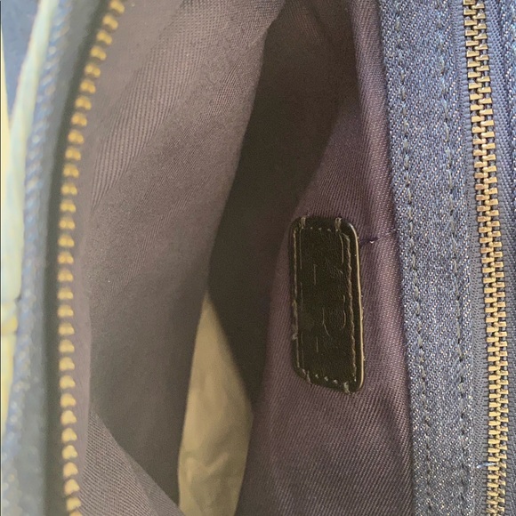 Zara Blue Denim Clutch Bag - Picture 4 of 11